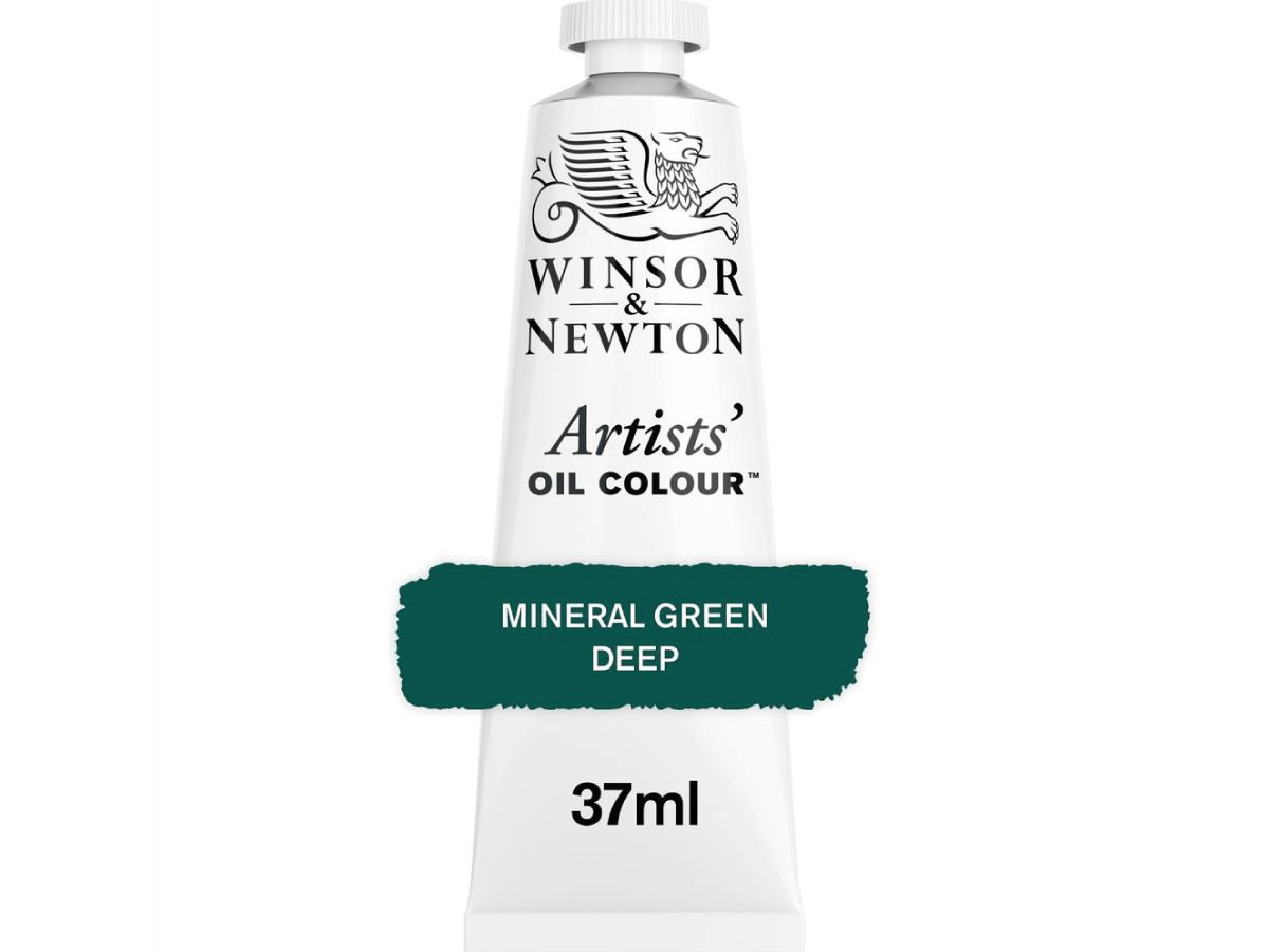 WINSOR & NEWTON ARTISTS ÖLFARBE 37ML 412 MINERALGRUN DUNKEL 1