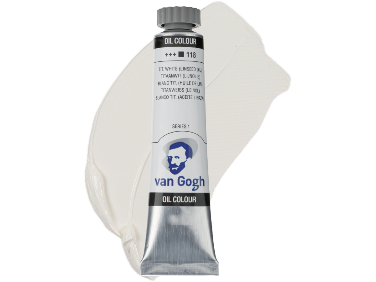 TALENS VAN GOGH ÖLFARBE 20ML S1 TITANWEISS LEINÖL 118 1