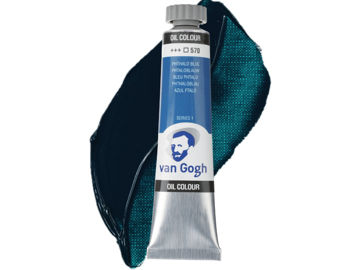 TALENS VAN GOGH ÖLFARBE 20ML S1 PHTHALOBLAU 570 1