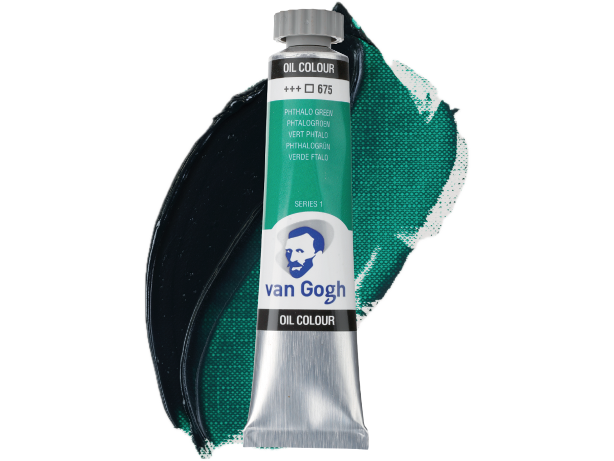 TALENS VAN GOGH ÖLFARBE 20ML S1 PHTHALOGRÜN 675 1