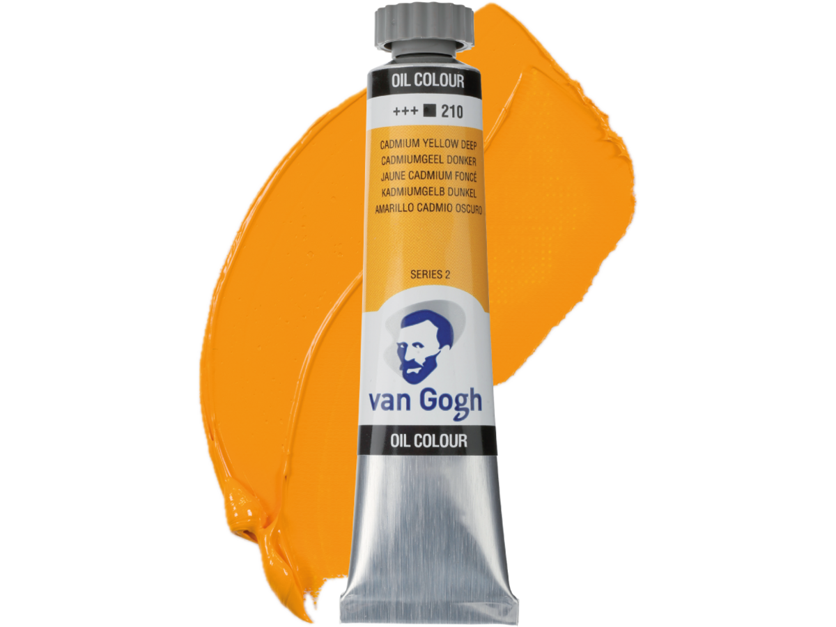 TALENS VAN GOGH ÖLFARBE 20ML S2 KADMIUMGELB DUNKEL 210 1