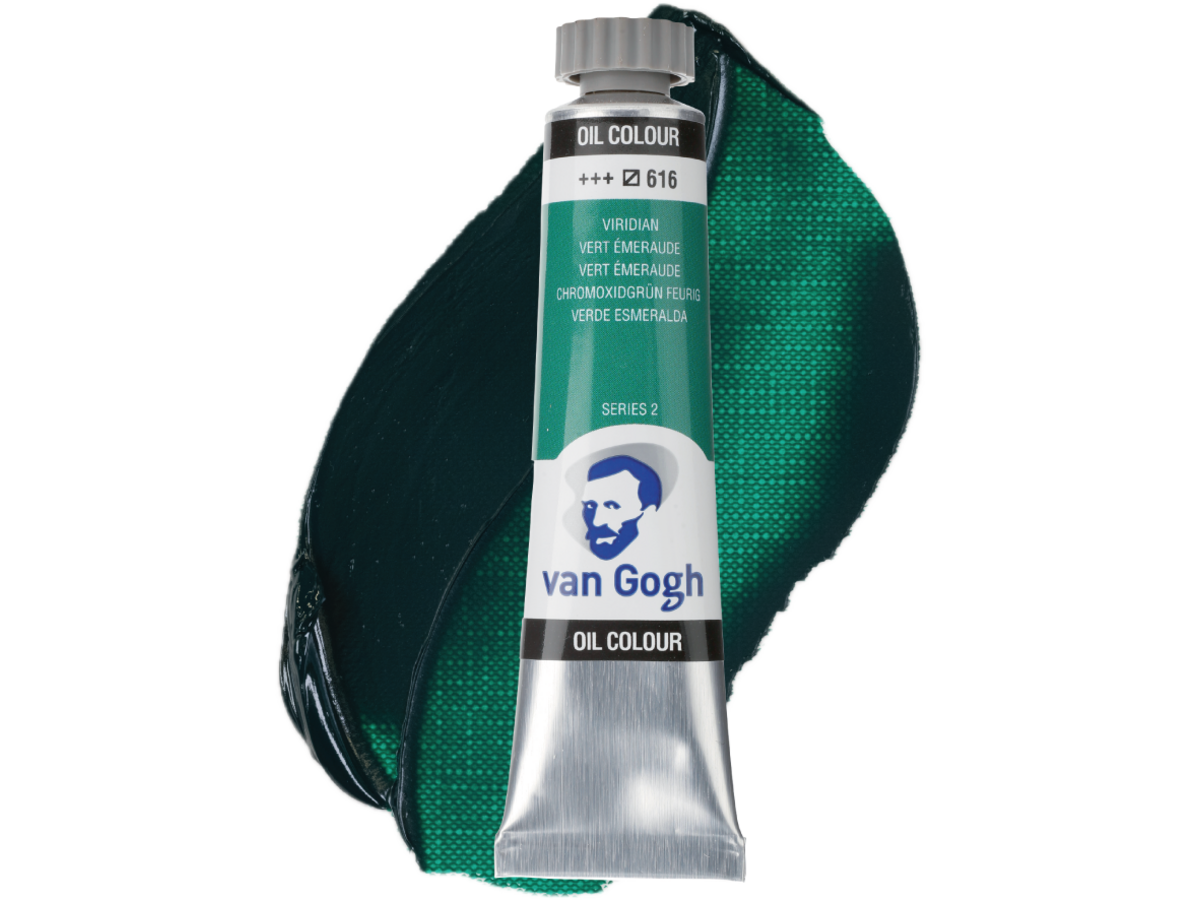 TALENS VAN GOGH ÖLFARBE 20ML S2 CHROMOXIDGRÜN FEURIG 616 1
