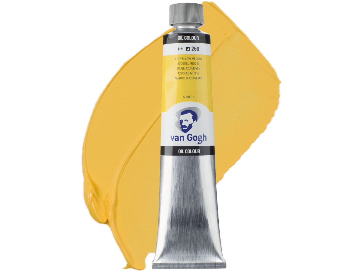 TALENS VAN GOGH ÖLFARBE 200ML AZOGELB MITTEL 269 1