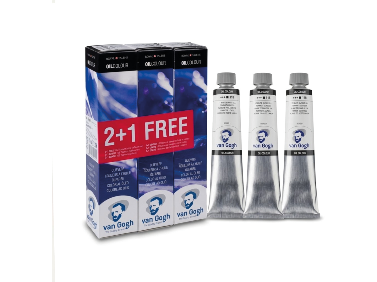 VAN GOGH 200ML S1 TITANIUM WHITE 3-PACK 1