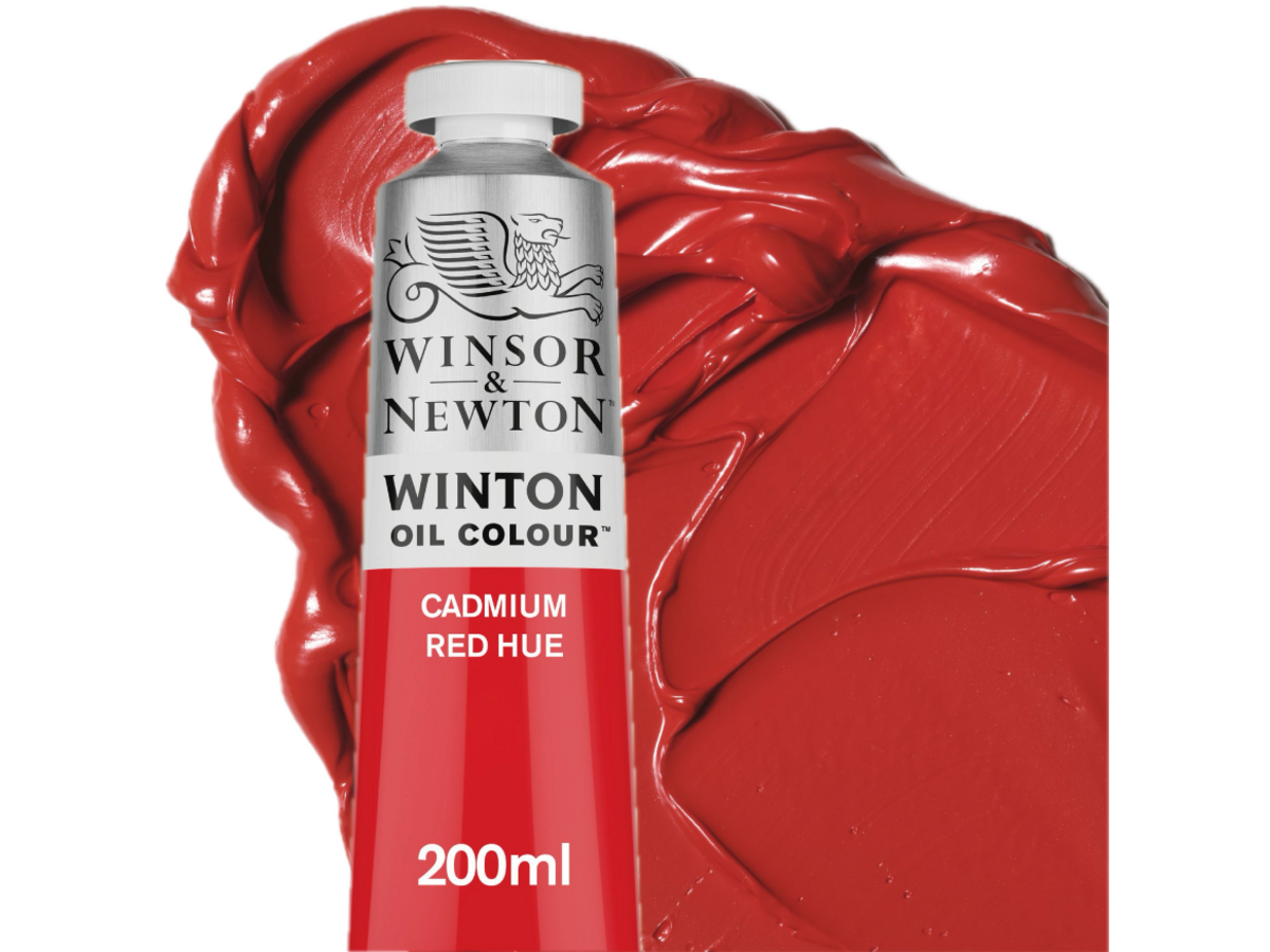WINSOR & NEWTON WINTON 200ML S2 095 CADMIUM RED HUE 1