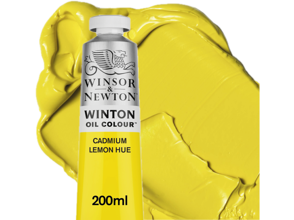WINSOR & NEWTON WINTON 200ML S2 087 CADMIUM LEMON YELLOW HUE 1