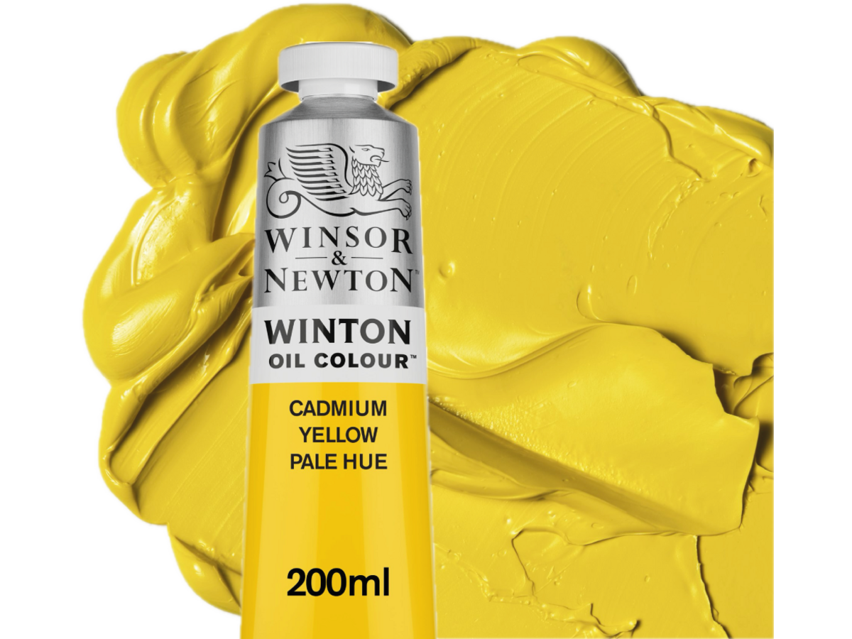WINSOR & NEWTON WINTON 200ML S1 119 CADMIUM YELLOW PALE HUE 1