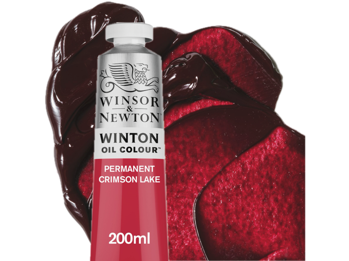 WINSOR & NEWTON WINTON 200ML S1 478 PERMANENT CRIMSON LAKE 1