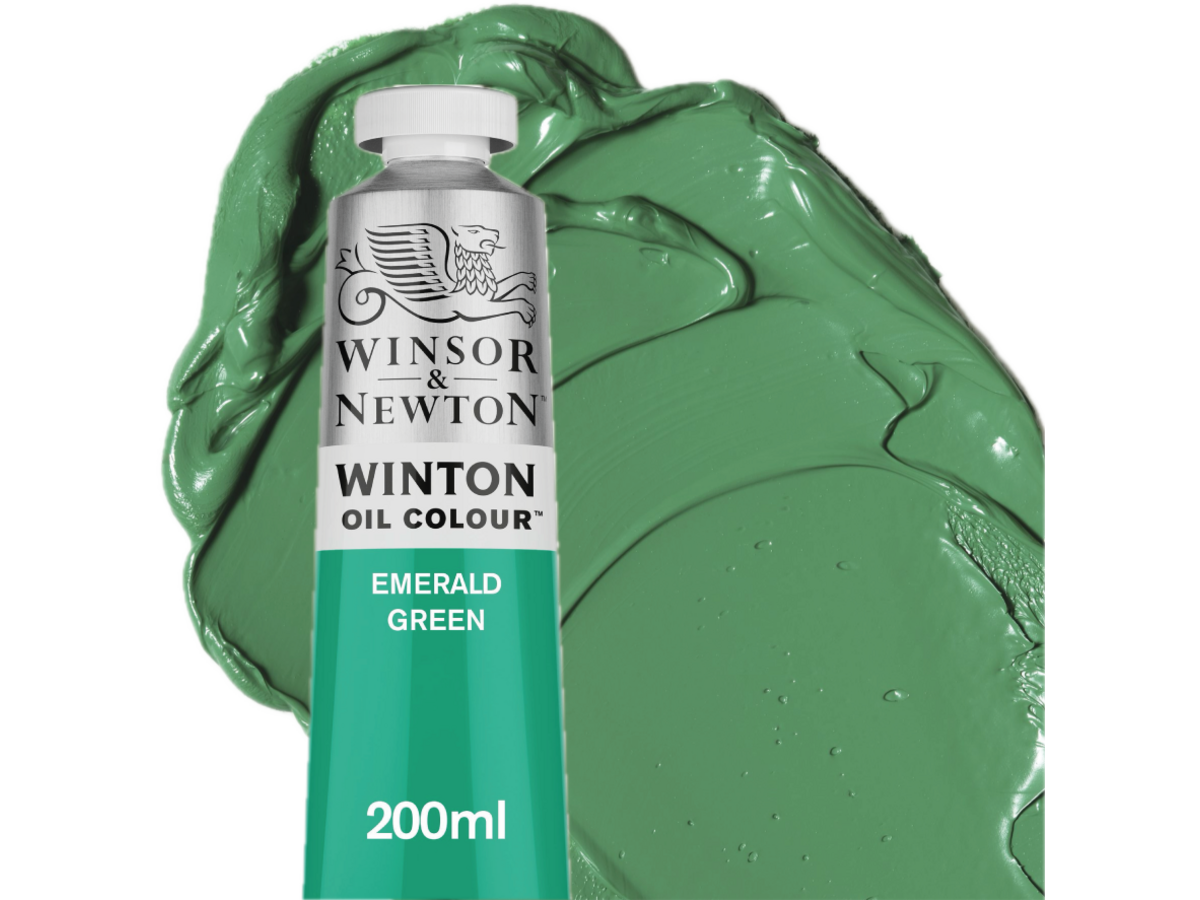 WINSOR & NEWTON WINTON 200ML S1 241  EMERALD GREEN 1