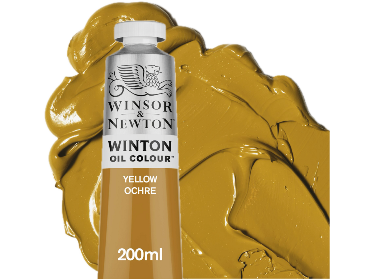 WINSOR & NEWTON WINTON 200ML S1 744 YELLOW OCHRE 1