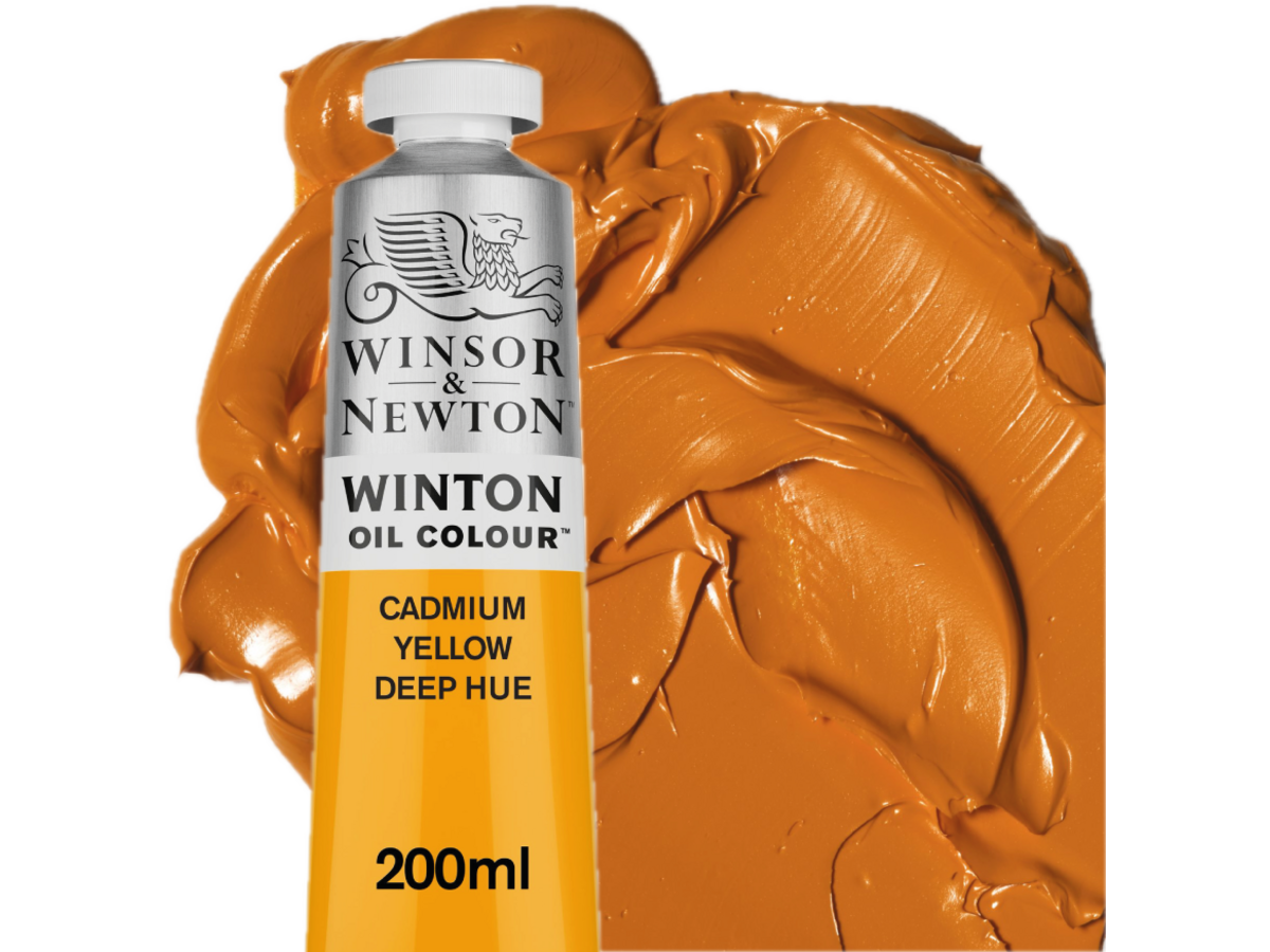 WINSOR & NEWTON WINTON 200ML S2 115 CADMIUM YELLOW DEEP HUE 1