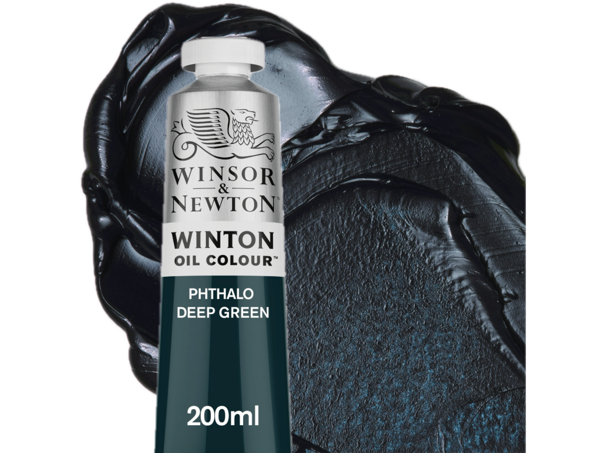 WINSOR & NEWTON WINTON 200ML S1 048 PHTHALO DEEP GREEN 1
