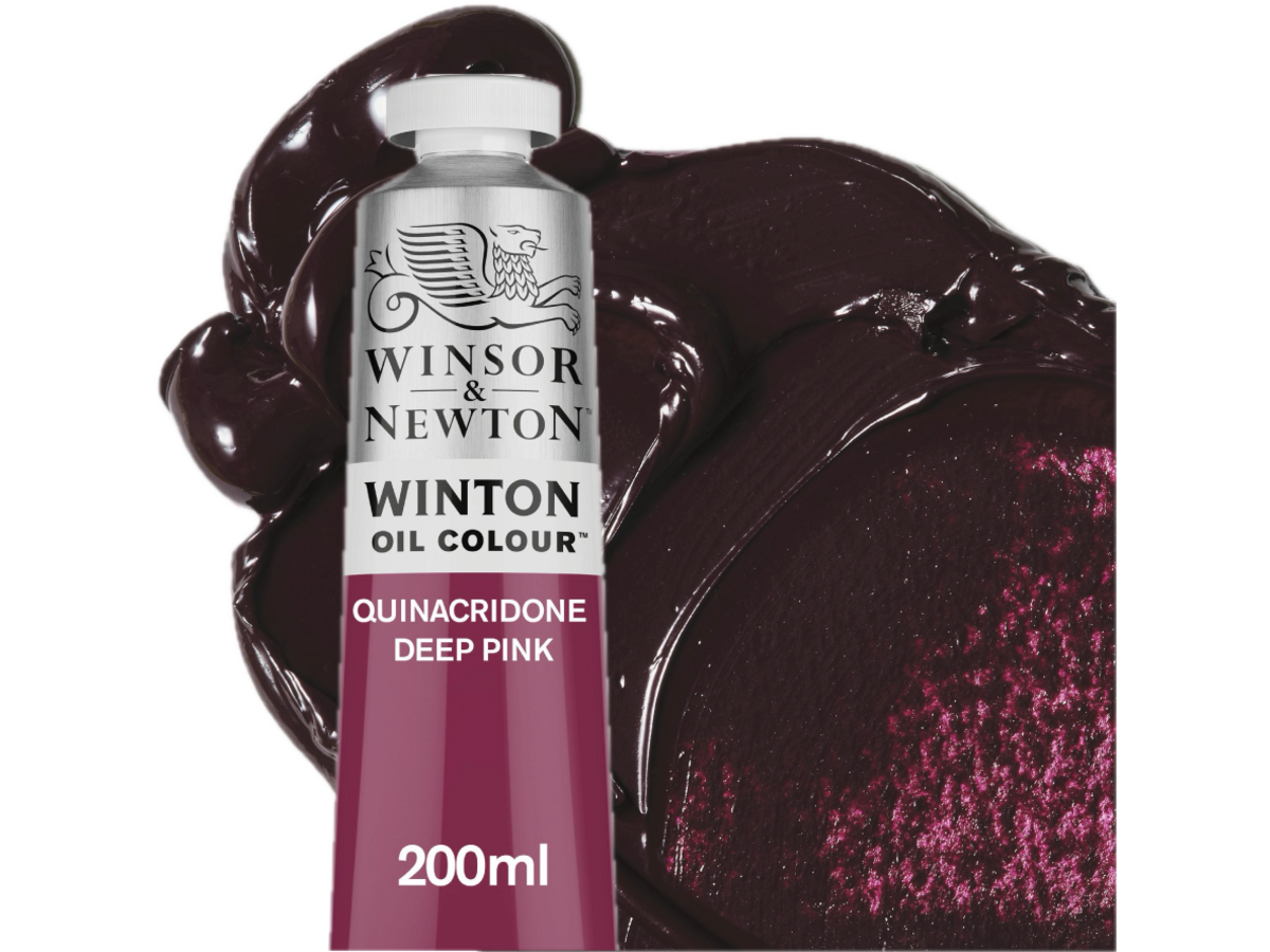 WINSOR & NEWTON WINTON 200ML S1 250 QUINACRIDONE DEEP PINK 1