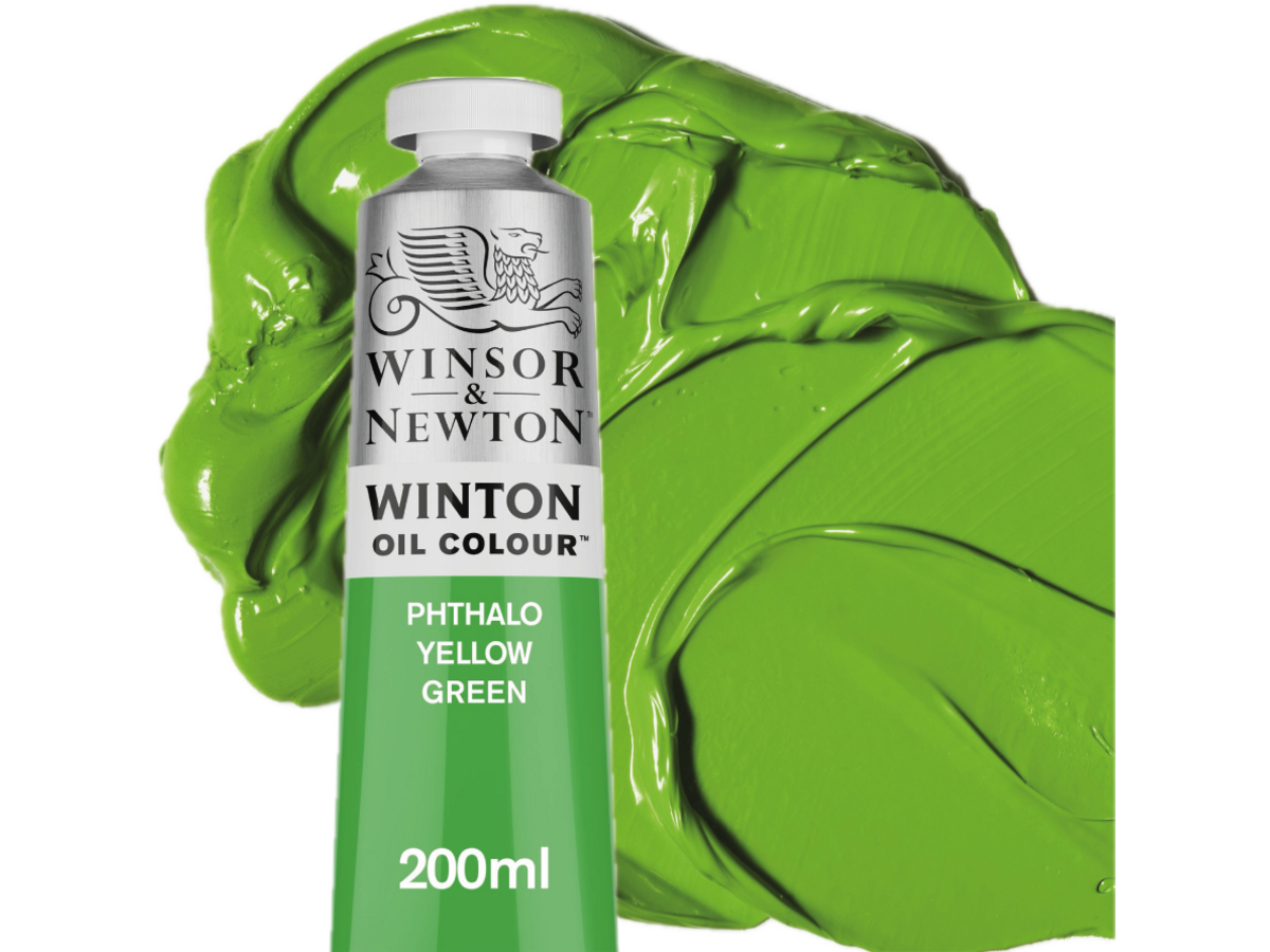 WINSOR & NEWTON WINTON 200ML S1 403 PHTHALO YELLOW GREEN 1