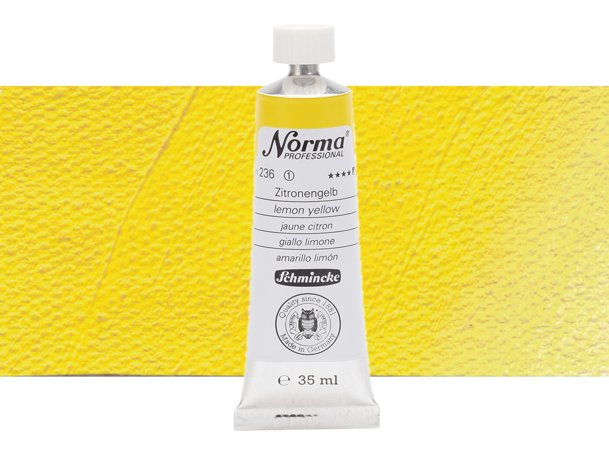 SCHMINCKE NORMA ÖLFARBE  35ML S1 236 ZITRONENGELB 1