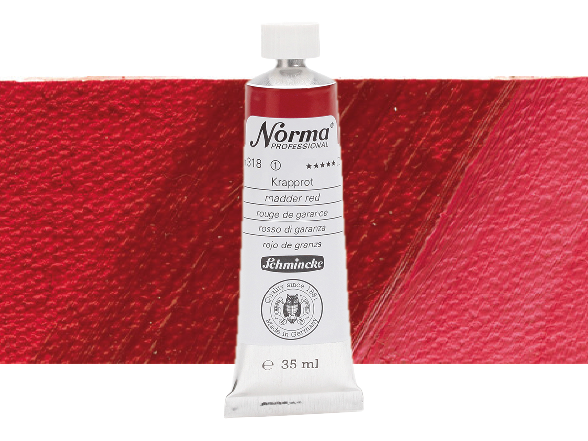 SCHMINCKE NORMA ÖLFARBE 35ML S1 318 KRAPPROT 1
