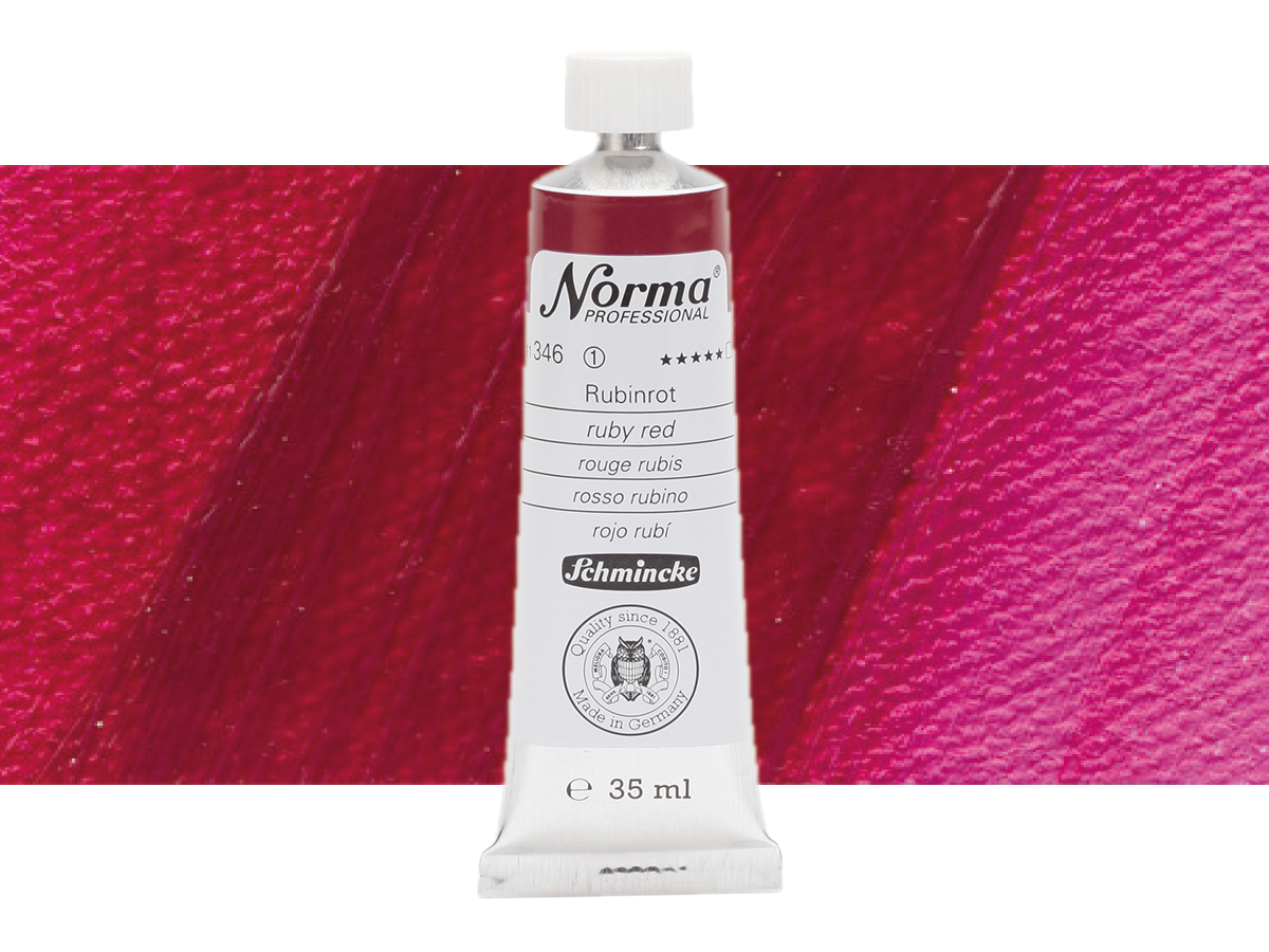 SCHMINCKE NORMA ÖLFARBE  35ML S1 346 RUBINROT 1