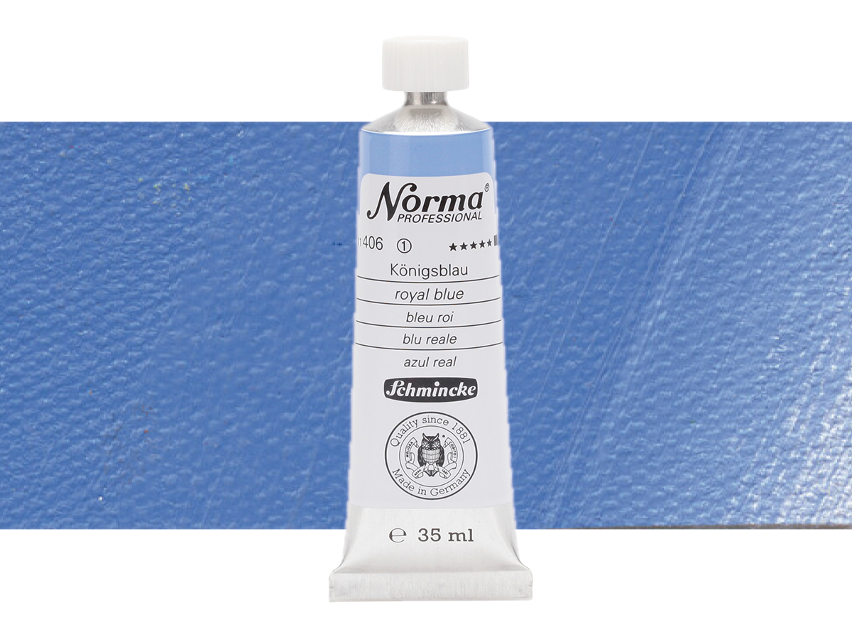SCHMINCKE NORMA ÖLFARBE  35ML S1 406 KÖNIGSBLAU 1