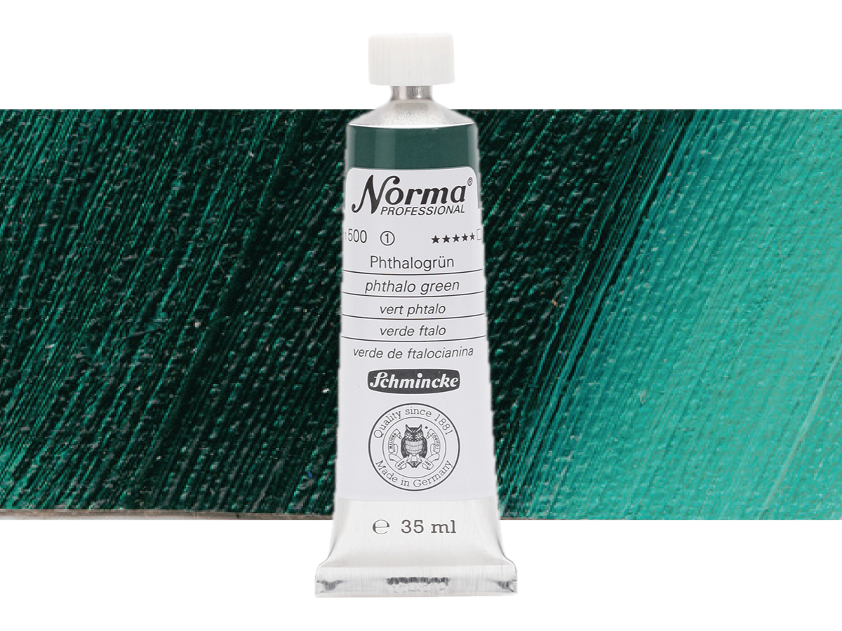 SCHMINCKE NORMA ÖLFARBE 35ML S1 500 PHTHALOGRÜN 1