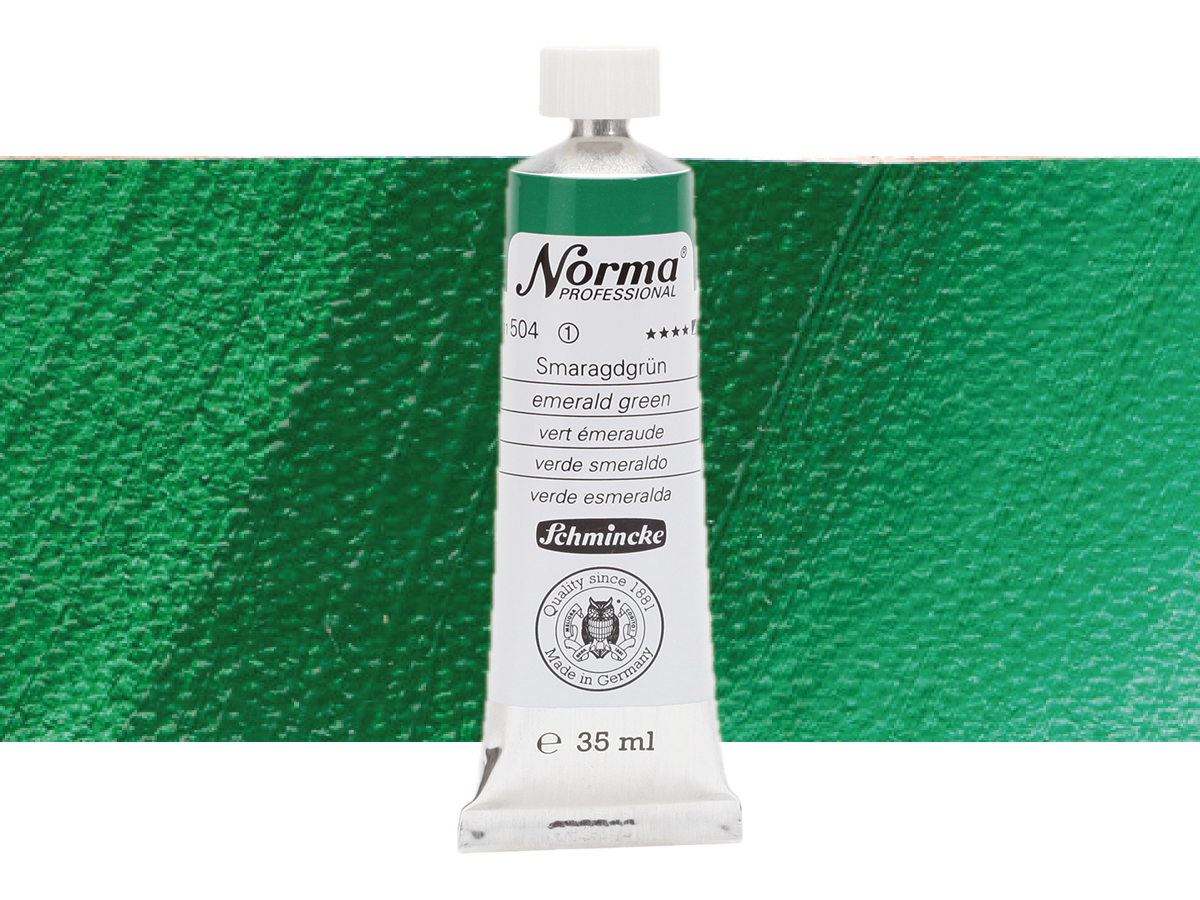 SCHMINCKE NORMA ÖLFARBE 35ML S1 504 SMARAGDGRÜN 1