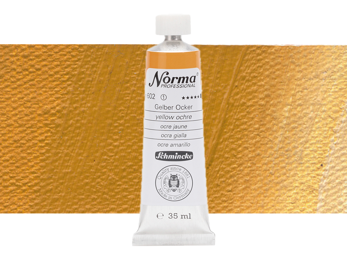 SCHMINCKE NORMA ÖLFARBE 35ML S1 602 GELBER OCKER 1