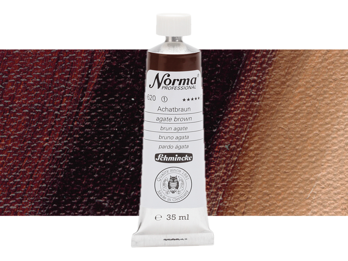 SCHMINCKE NORMA ÖLFARBE  35ML S1 620 ACHATBRAUN 1