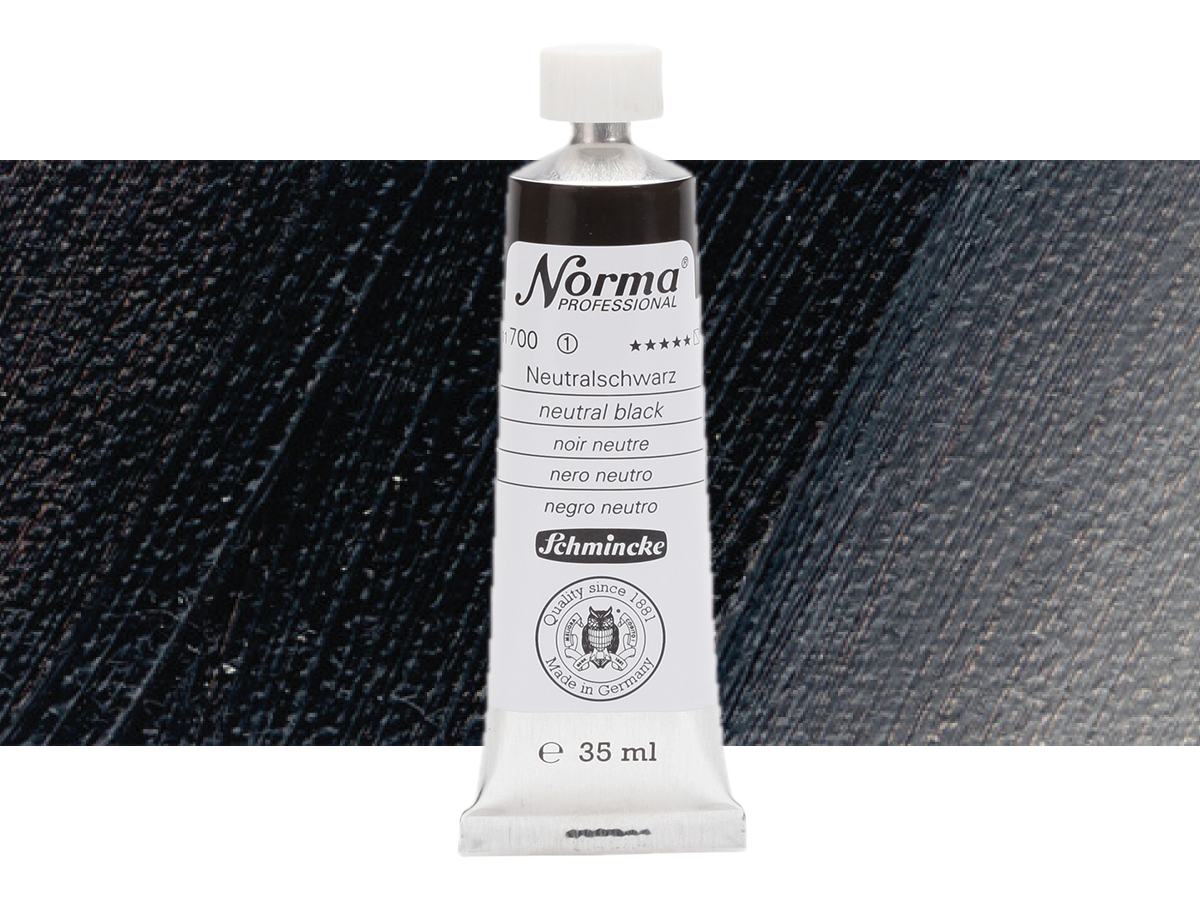 SCHMINCKE NORMA ÖLFARBE 35ML S1 700 NEUTRALSCHWARZ 1