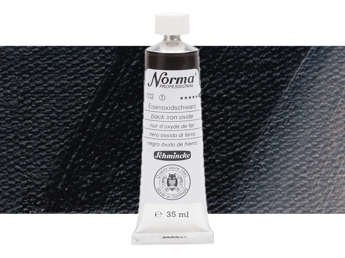 SCHMINCKE NORMA ÖLFARBE 35ML S1 702 EISENOXIDSCHWARZ 1