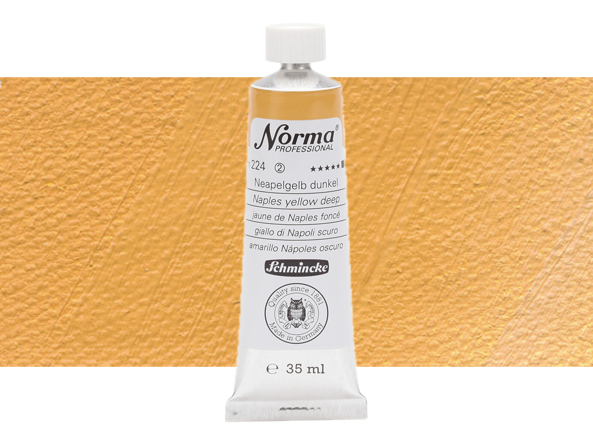 SCHMINCKE NORMA ÖLFARBE 35ML S2 224 NEAPELGELB DUNKEL 1