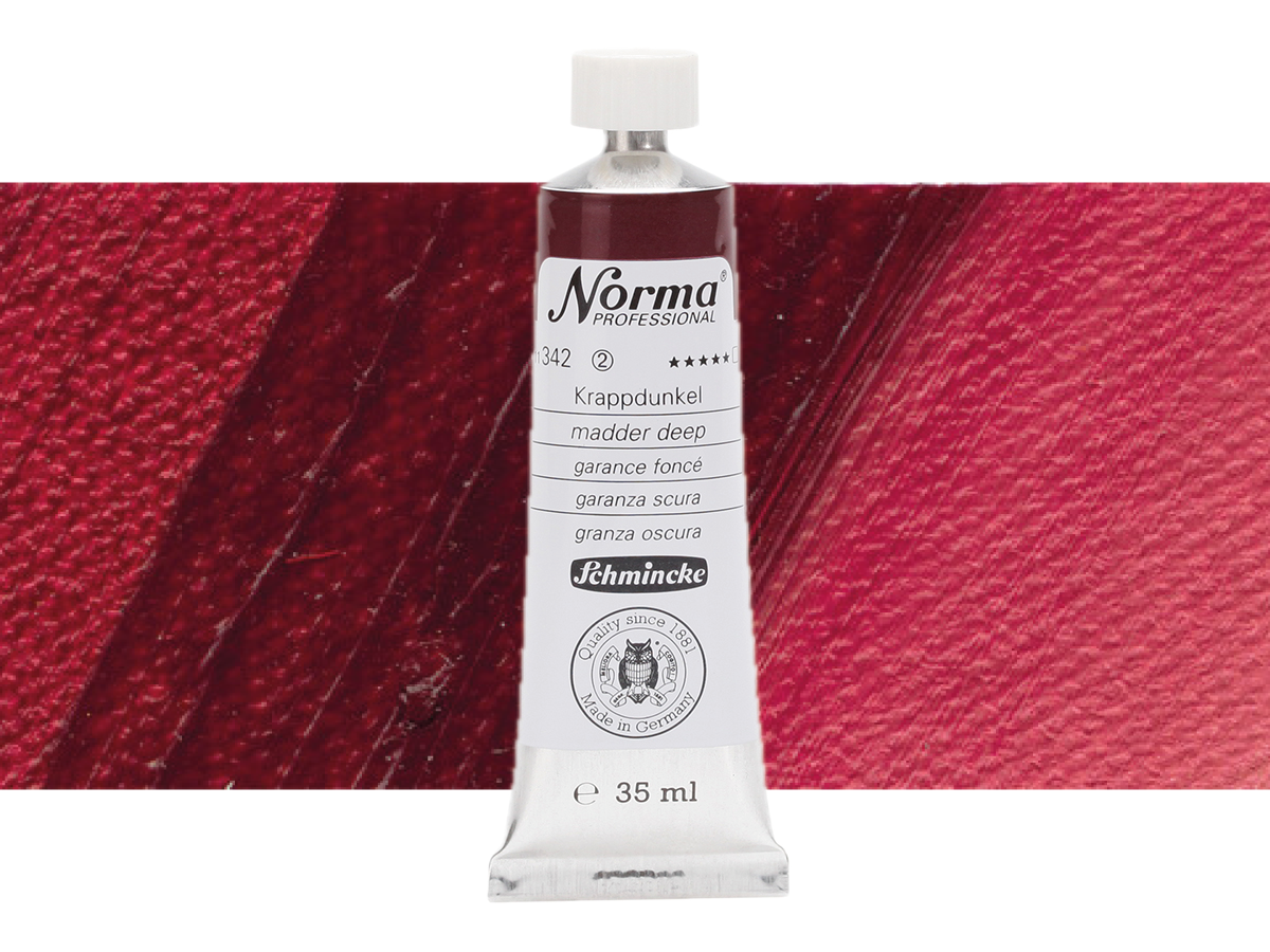 SCHMINCKE NORMA ÖLFARBE  35ML S2 342 KRAPP DUNKEL 1