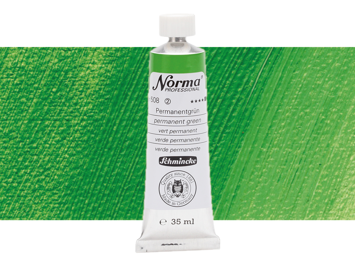 SCHMINCKE NORMA ÖLFARBE 35ML S2 508 PERMANENTGRÜN 1