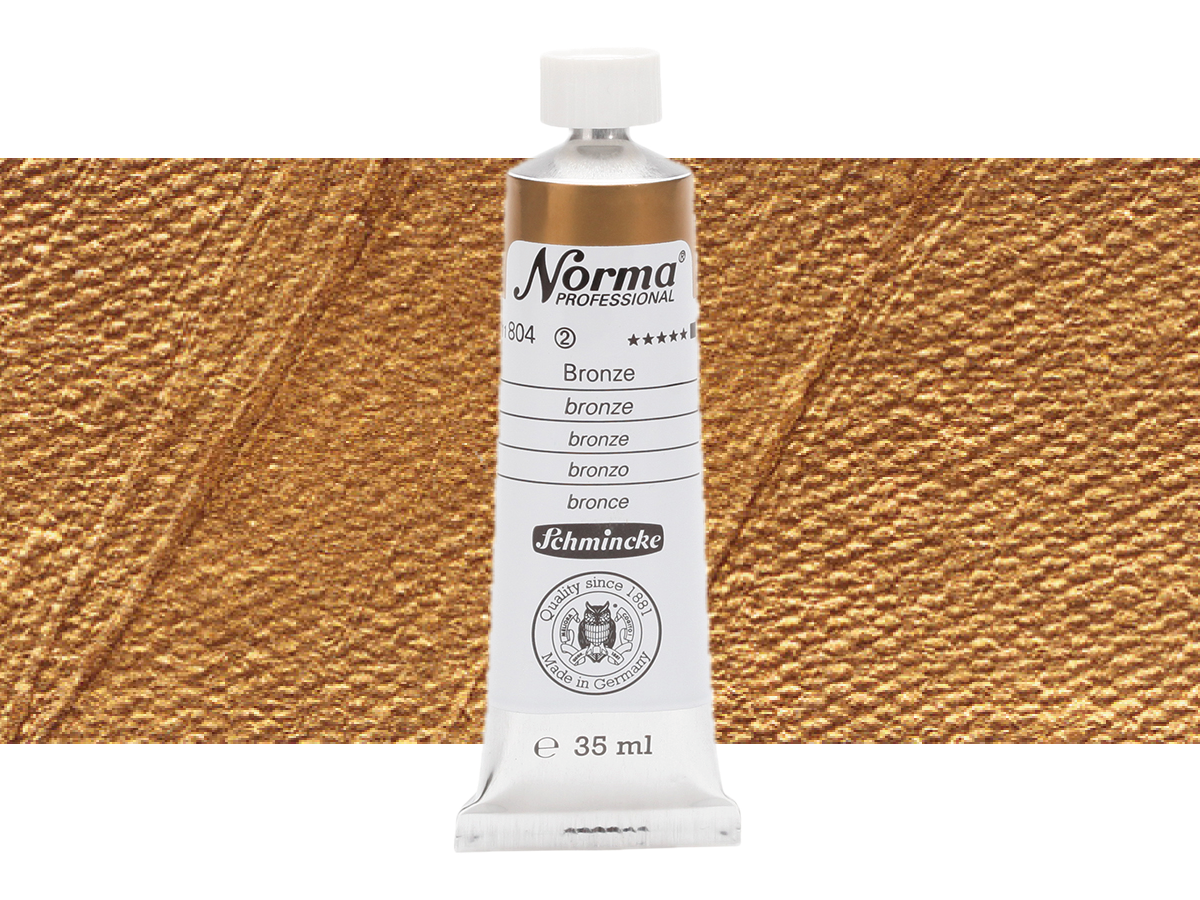SCHMINCKE NORMA ÖLFARBE 35ML S2 804 BRONZE 1