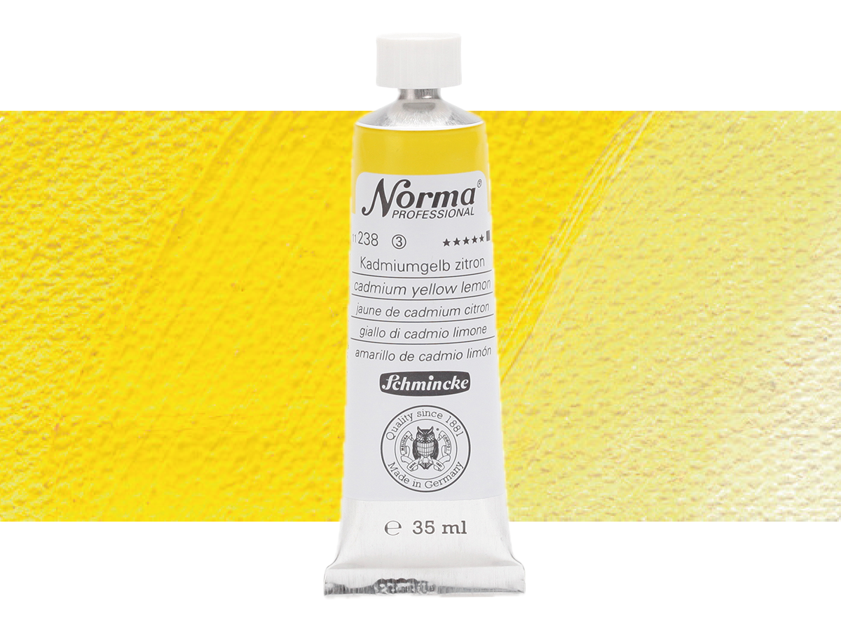 SCHMINCKE NORMA ÖLFARBE 35ML S3 238 KADMIUM ZITRON 1
