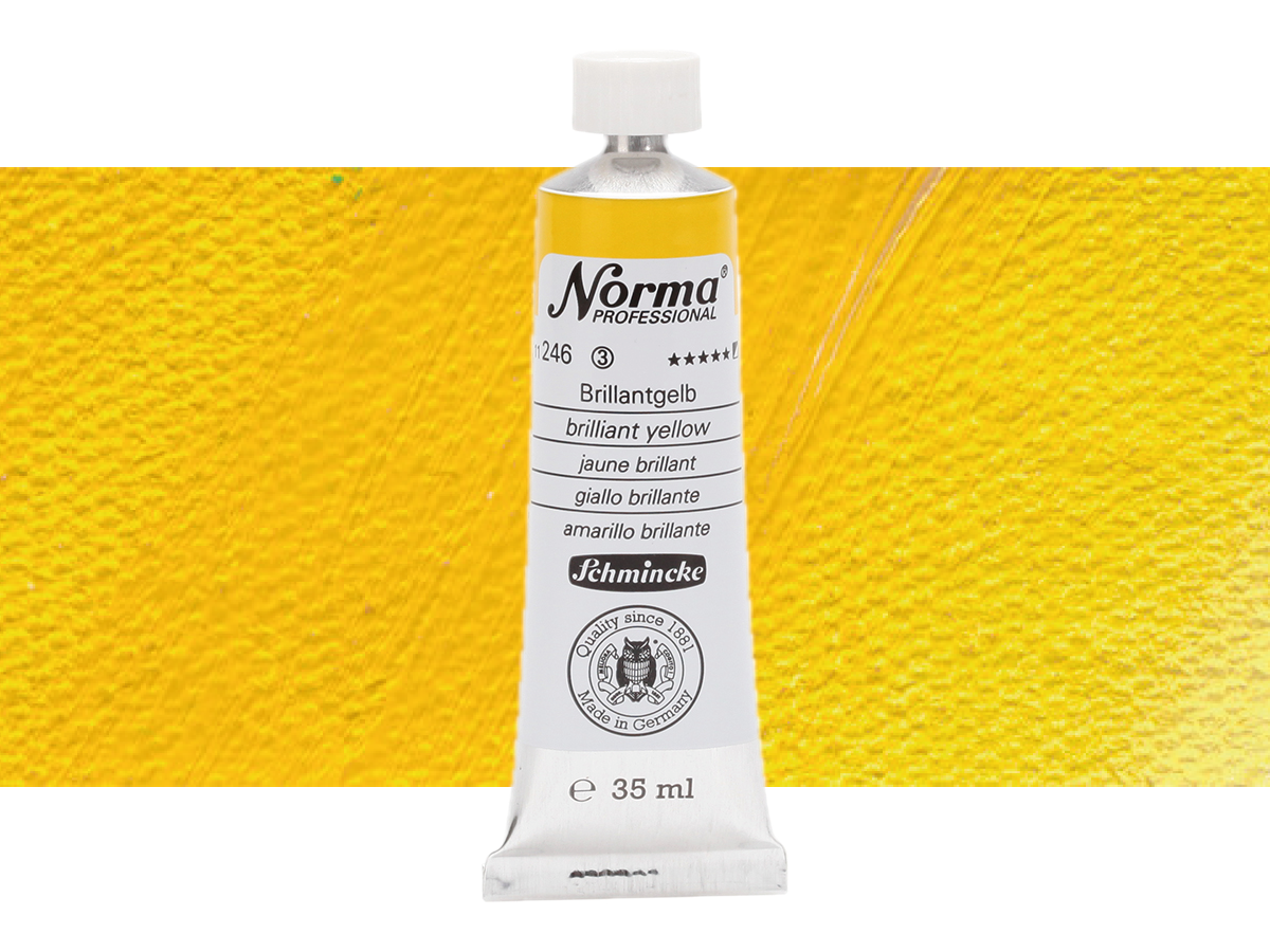 SCHMINCKE NORMA ÖLFARBE 35ML S3 246 BRILLIANTGELB 1