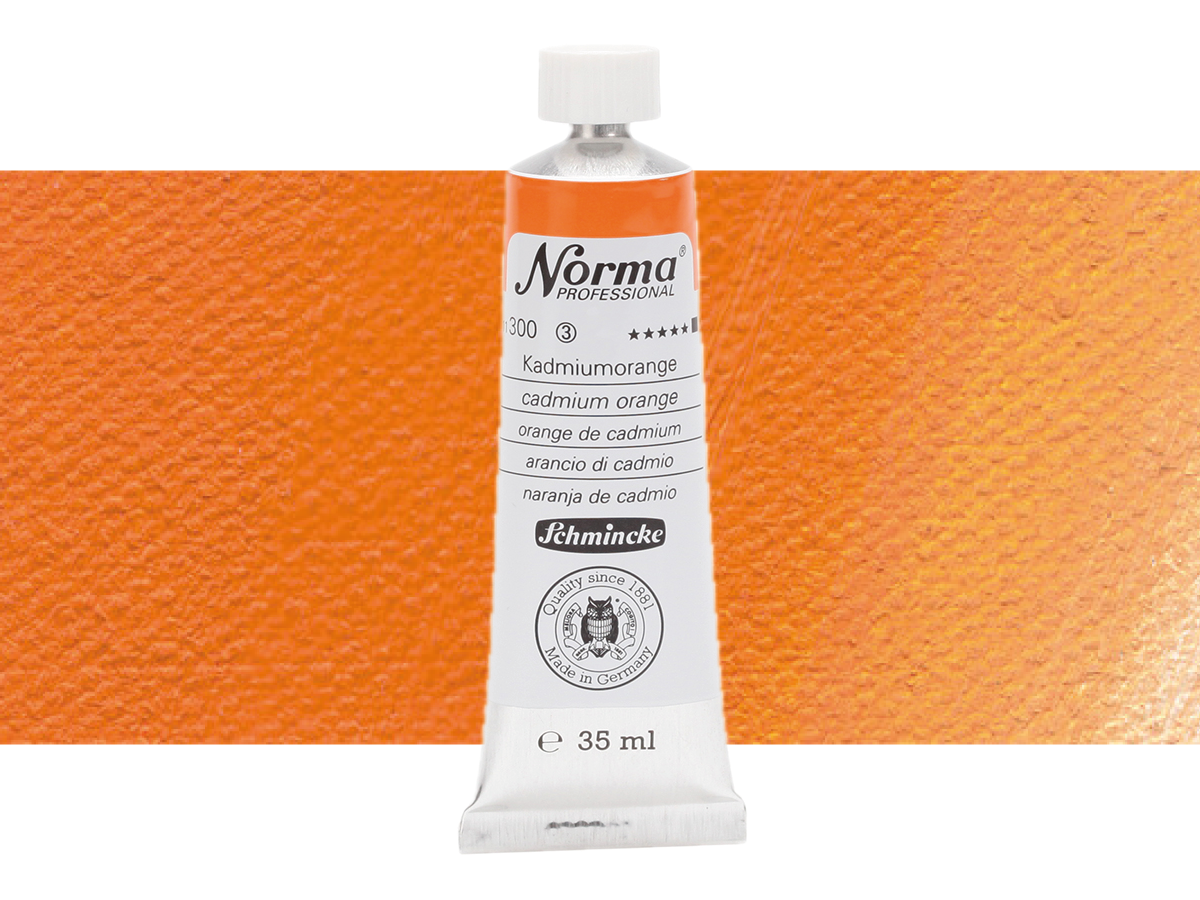 SCHMINCKE NORMA ÖLFARBE  35ML S3 300 KADMIUMORANGE 1