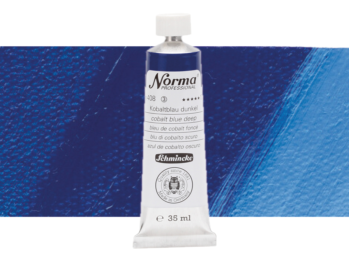 SCHMINCKE NORMA ÖLFARBE 35ML S3 408 KOBALTBLAU DUNKEL 1
