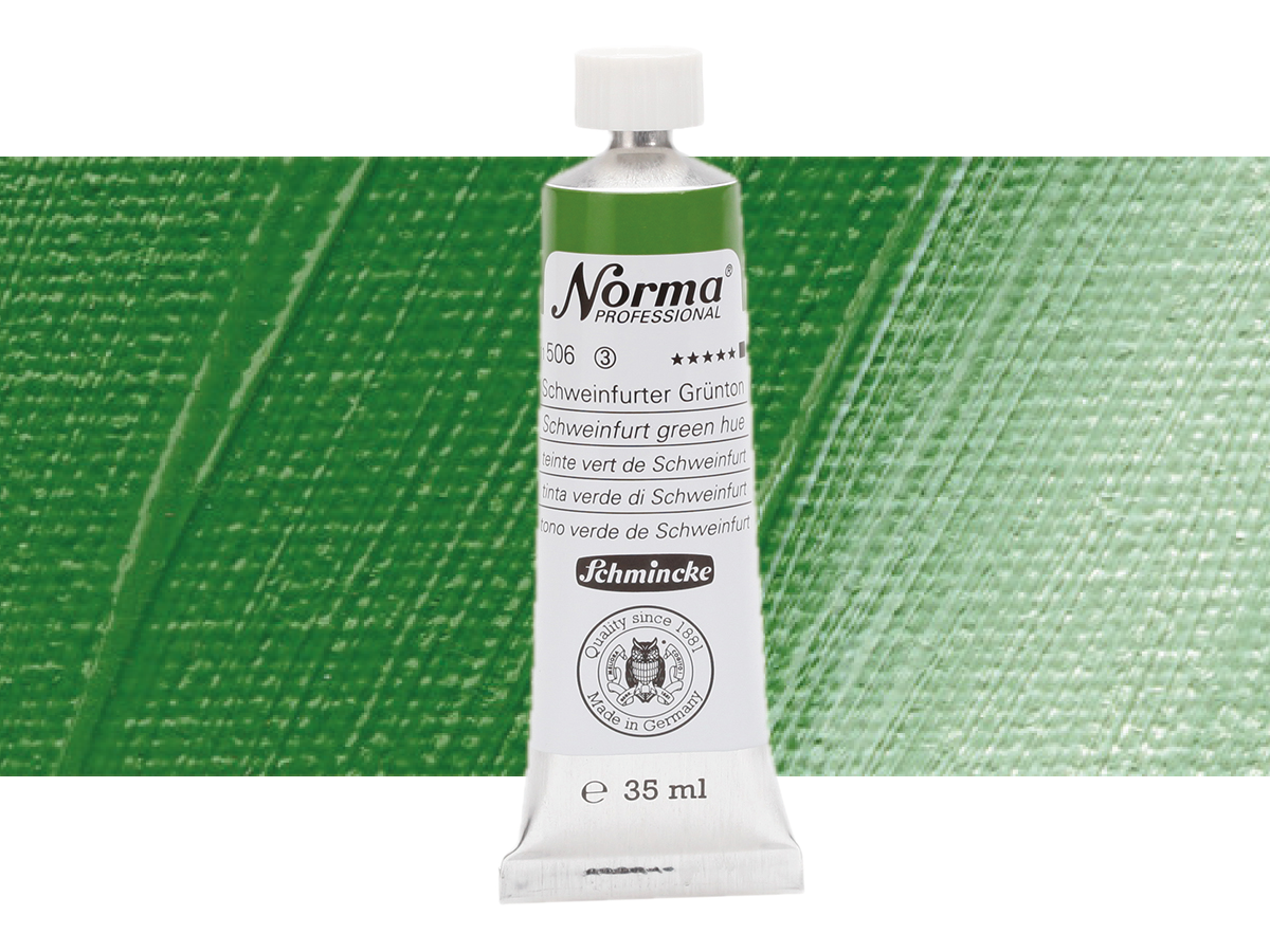 SCHMINCKE NORMA ÖLFARBE 35ML S3 506 SCHWEINFURTER-GRÜNTON 1