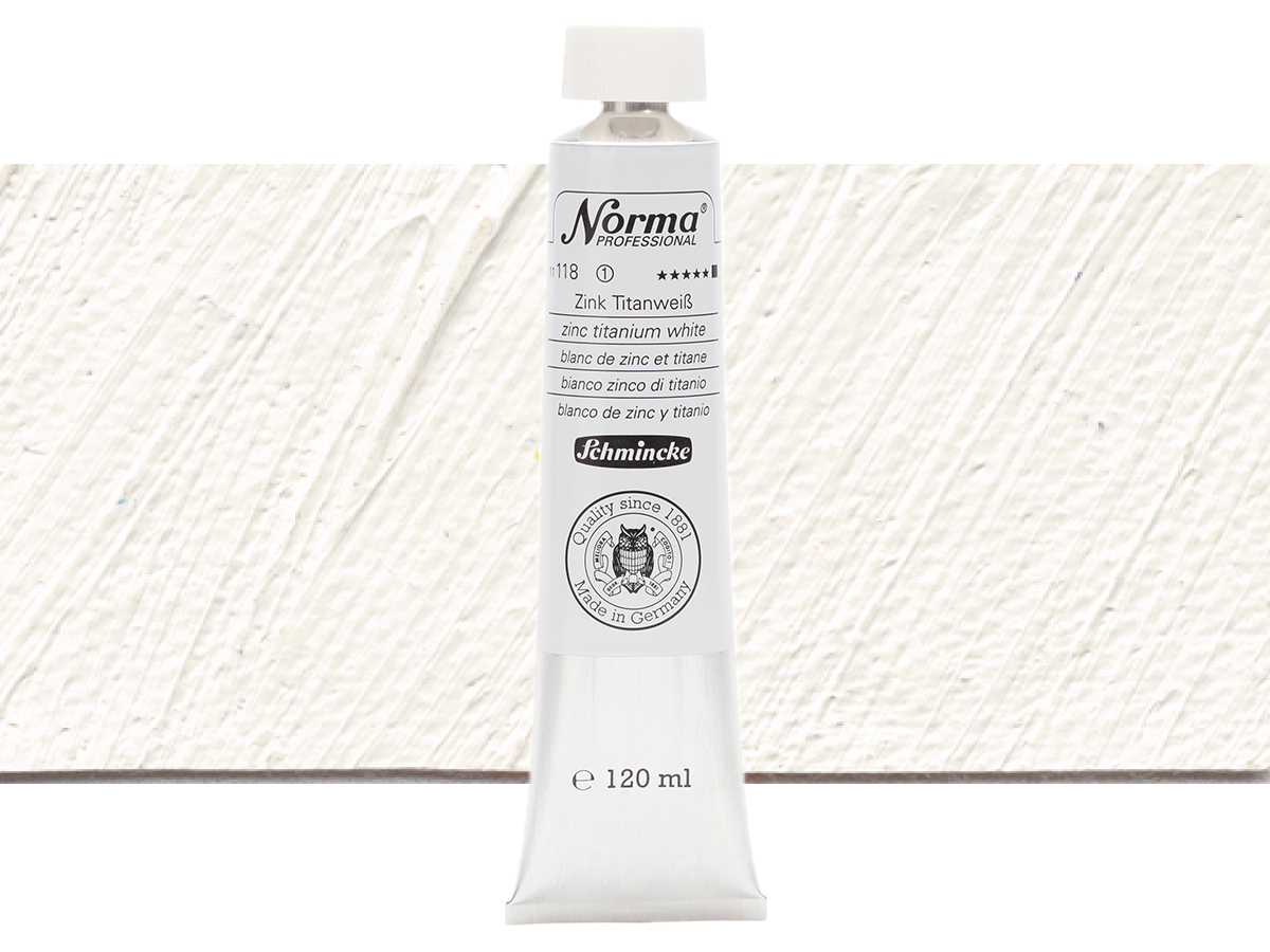 SCHMINCKE NORMA ÖLFARBE 118 120ML S1 ZINK-TITANWEISS 1