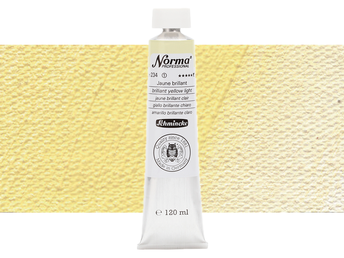 SCHMINCKE NORMA ÖLFARBE 120ML S1 234 BRILLIANTGELB HELL 1