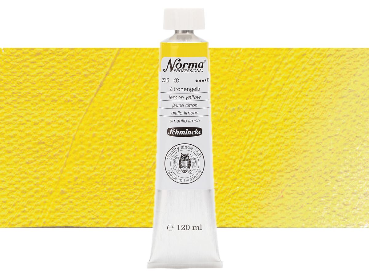 SCHMINCKE NORMA ÃLFARBE 120ML S1 236 ZITRONENGELB 1