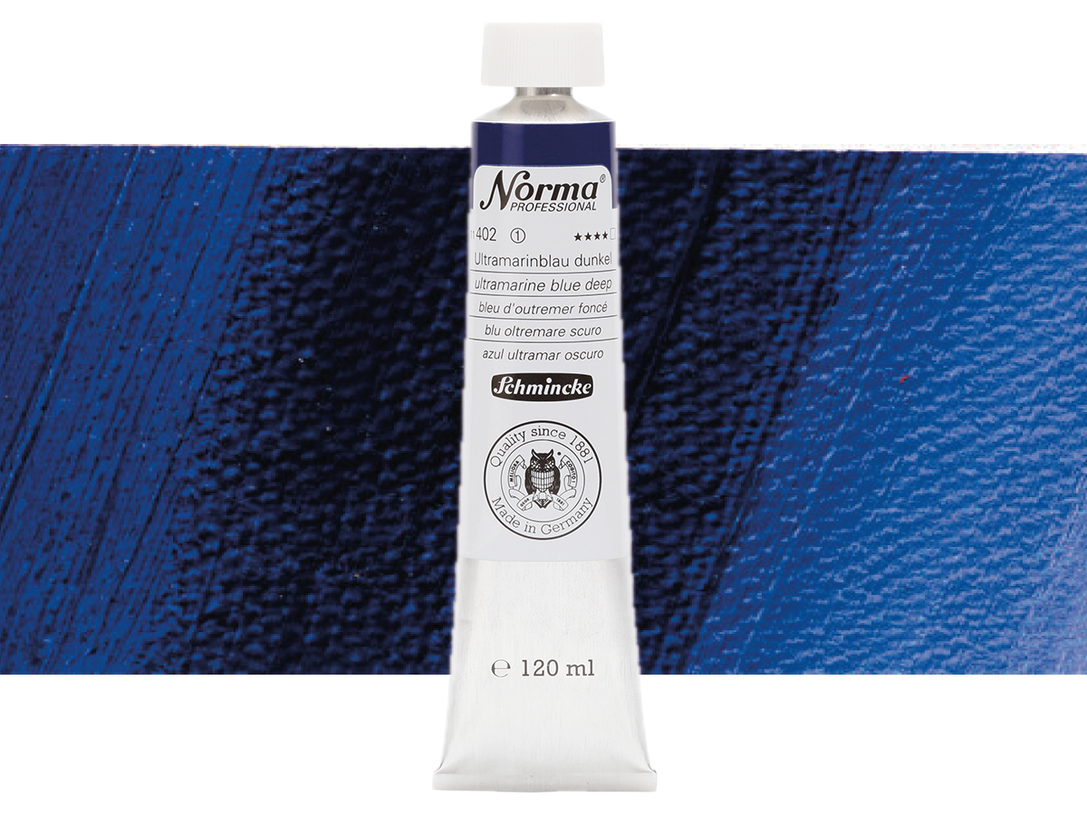 SCHMINCKE NORMA ÖLFARBE 120ML S1 402 ULTRAMARINBLAU DUNKEL 1