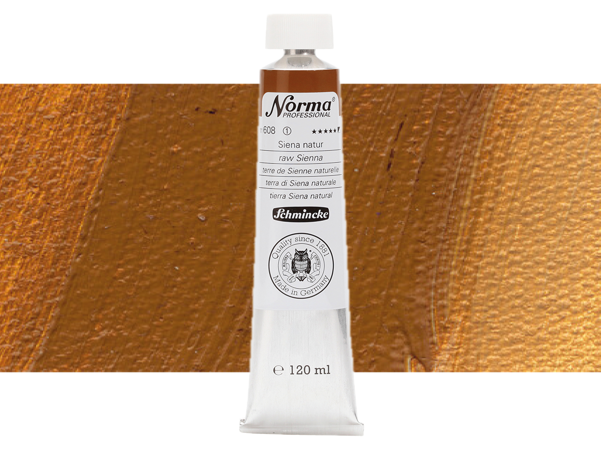 SCHMINCKE NORMA ÖLFARBE 120ML S1 608 SIENA NATUR 1