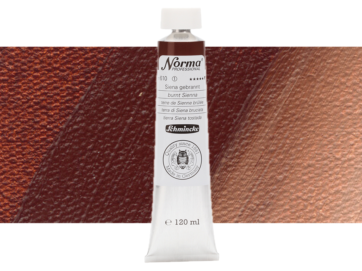 SCHMINCKE NORMA ÖLFARBE 120ML S1 610 SIENA GEBRANNT 1