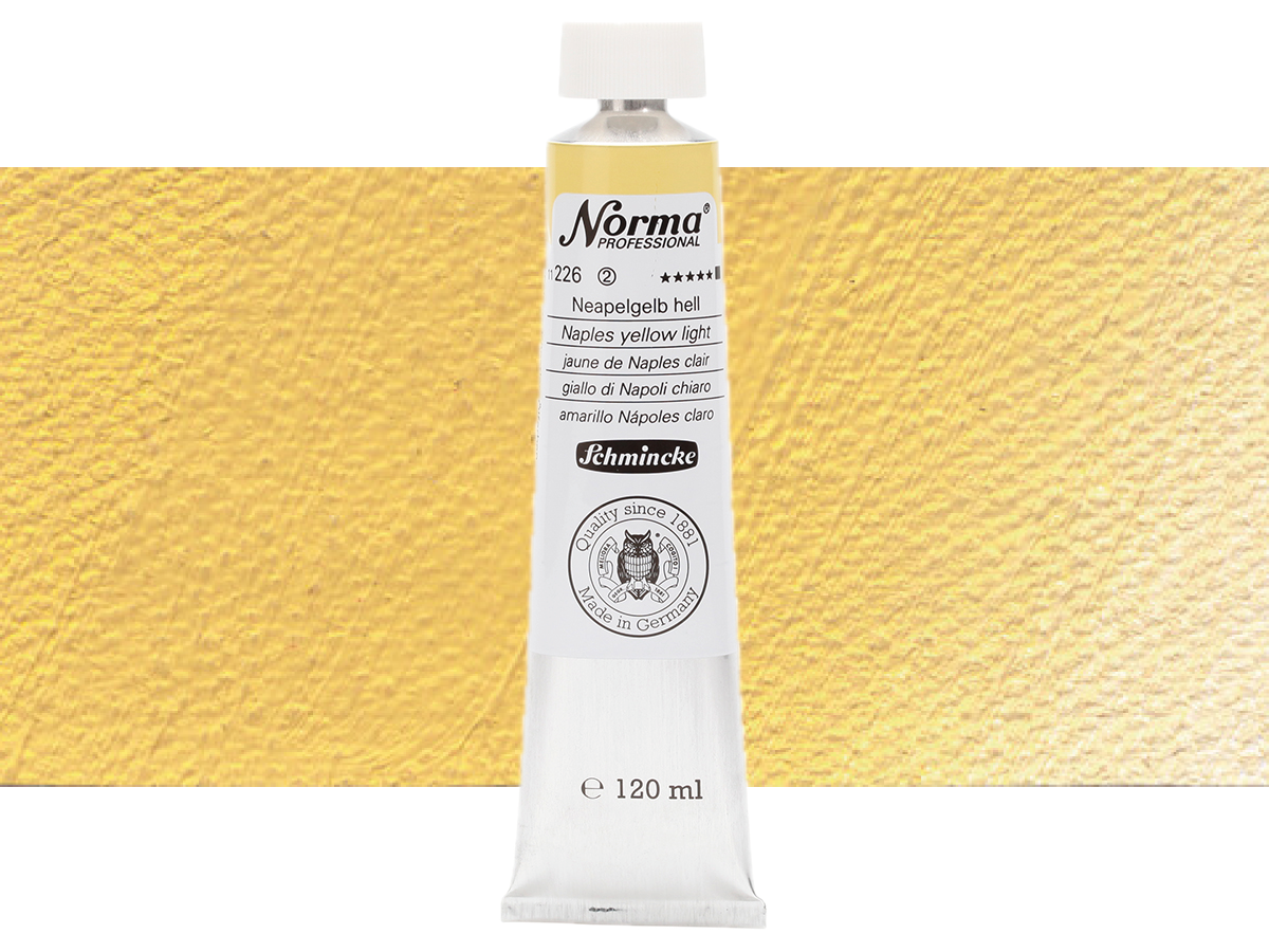 SCHMINCKE NORMA ÖLFARBE 120ML S2 226 NEAPELGELB HELL 1