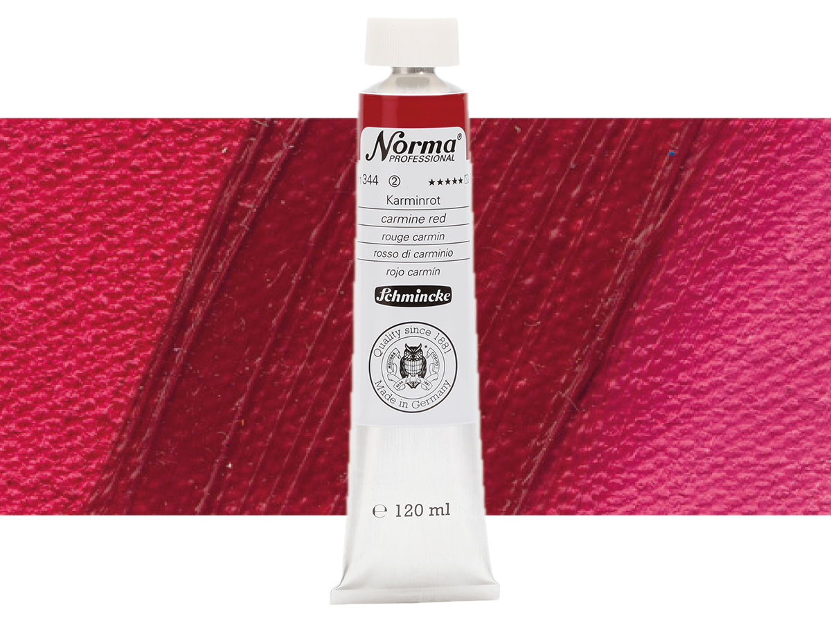 SCHMINCKE NORMA ÖLFARBE 120ML S2 344 KARMINROT 1
