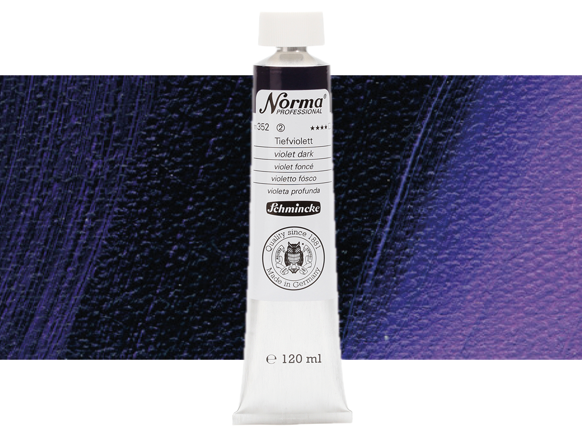 SCHMINCKE NORMA ÖLFARBE 120ML S2 352 TIEFVIOLETT 1