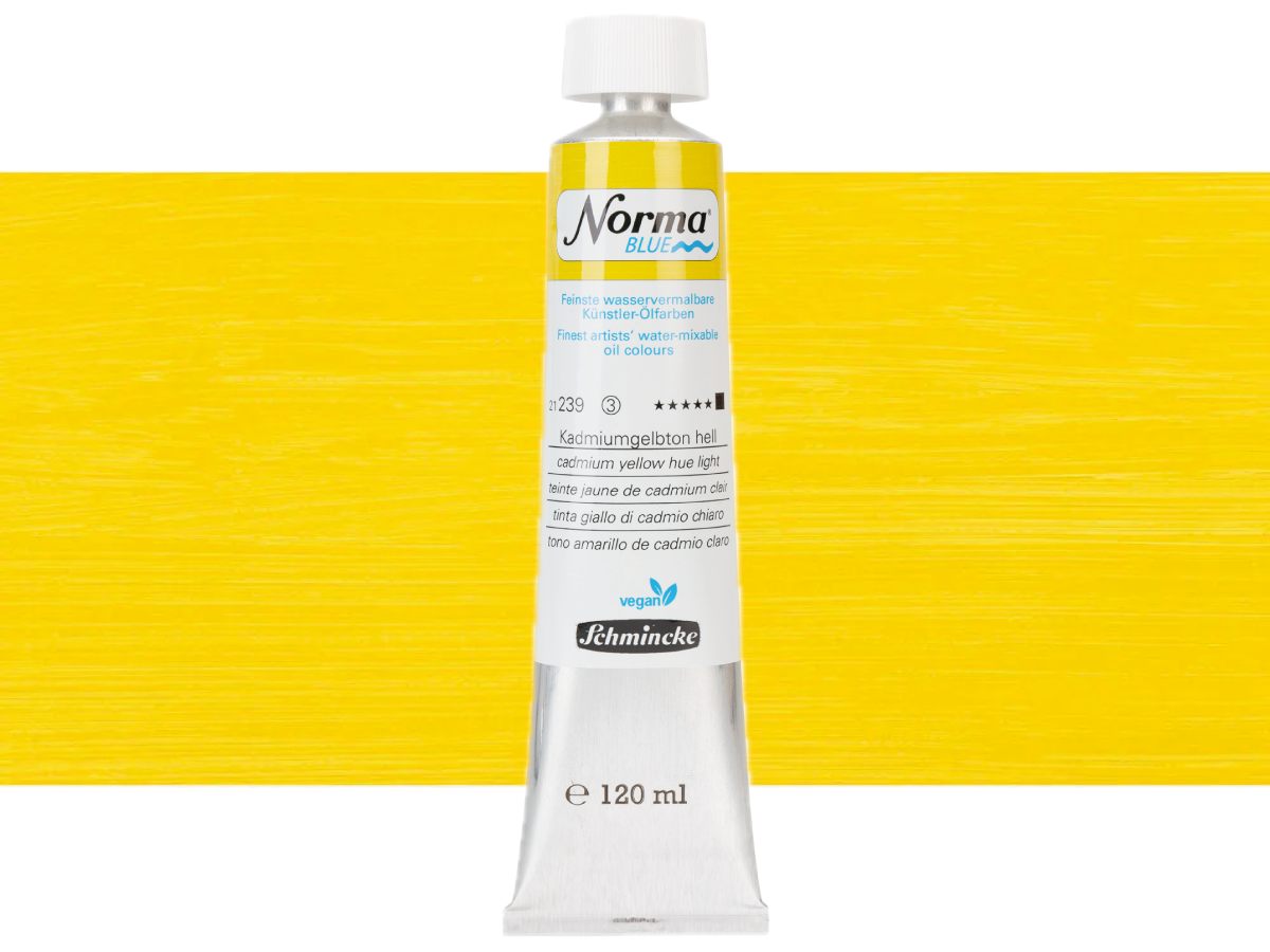 SCHMINCKE NORMA BLUE 120ML S3 239 CADMIUM YELLOW HUE LIGHT 1