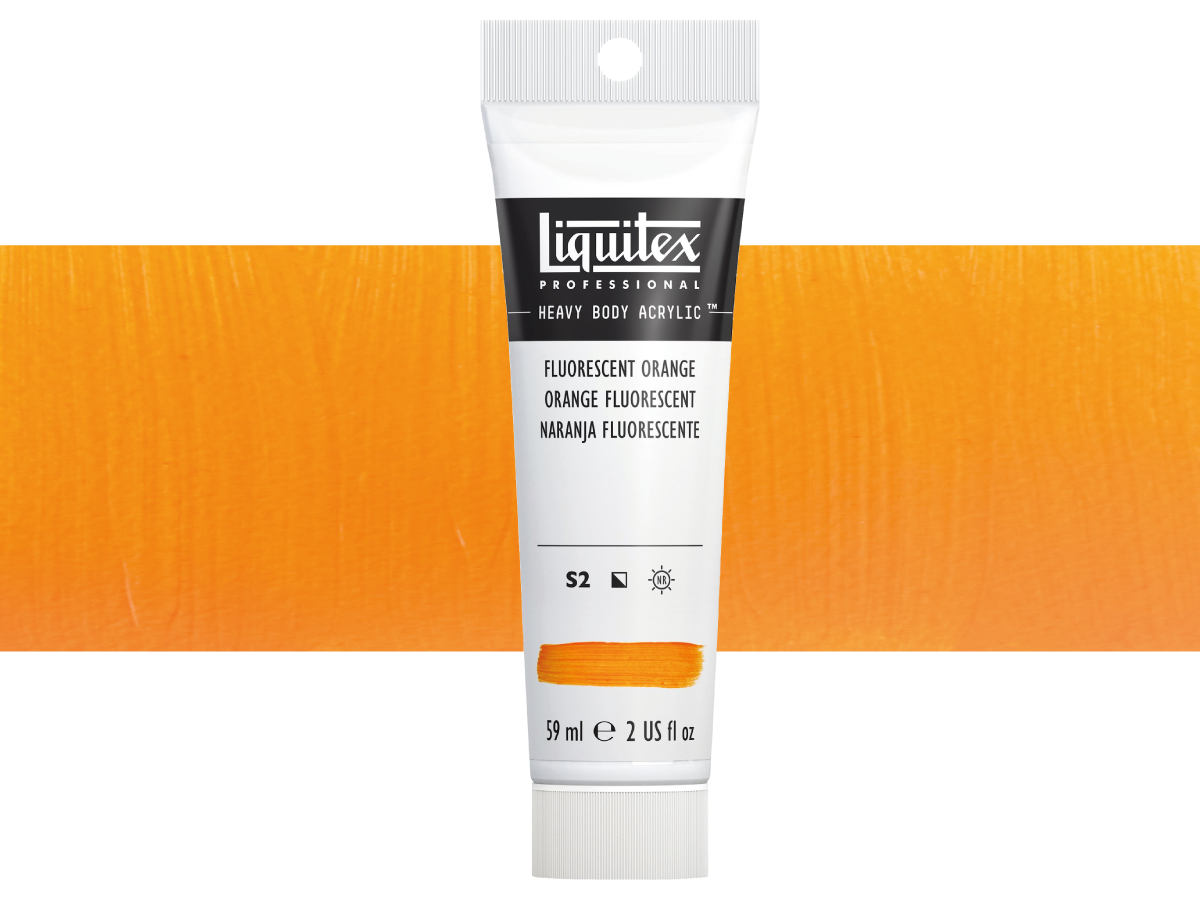 LIQUITEX HEAVY BODY 59ML 982 FLUORESZIERENDES ORANGE 1