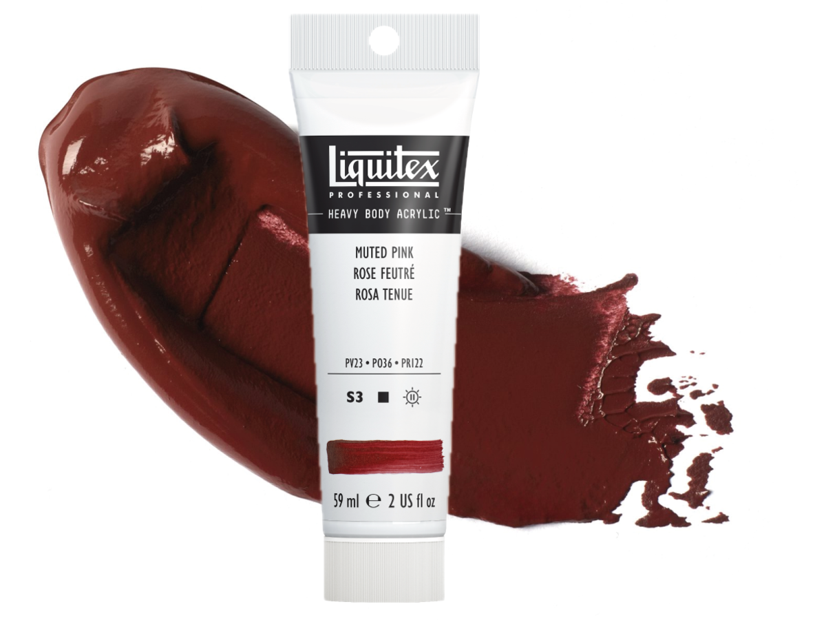 LIQUITEX HEAVY BODY 59 ML 504 GEDÄMPFTES PINK (MUTED COLLECTION) 1