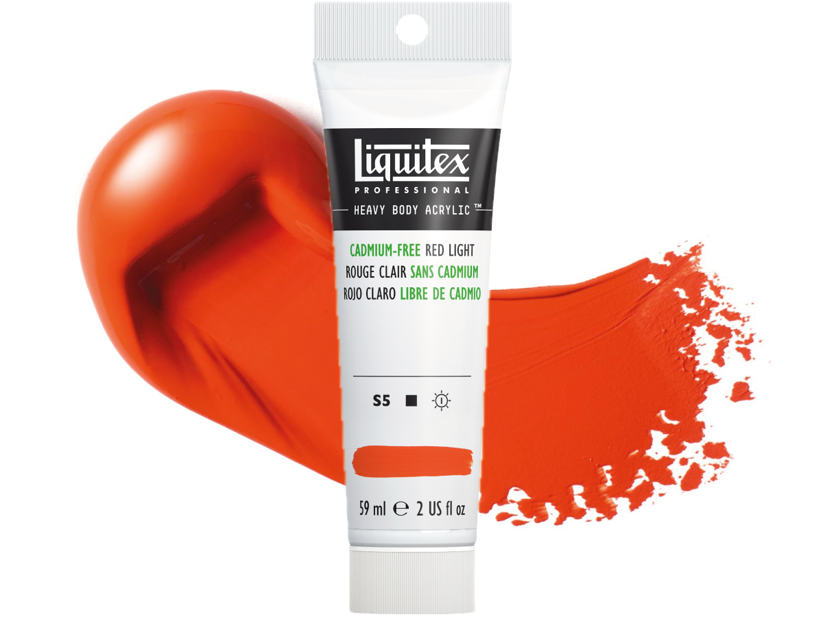 LIQUITEX HEAVY BODY 59ML 893 KADMIUM FREI HELL ROT 1